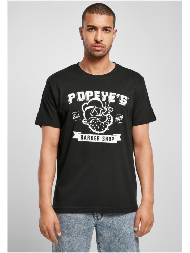 Black Popeye Barber Shop T-Shirt