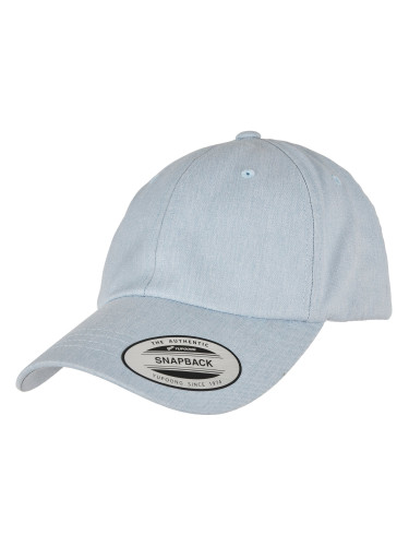 Satin Bow Dad Cap Light Sky