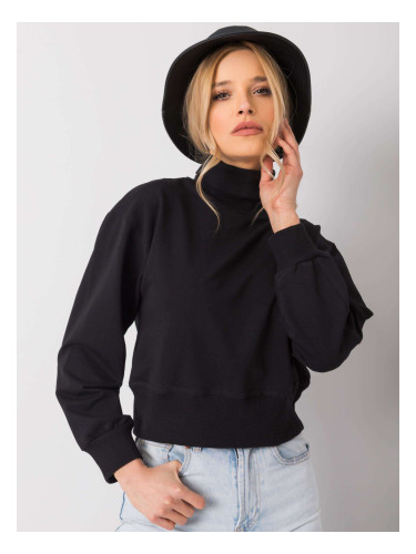 Black turtleneck sweatshirt