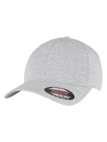 Baseball cap FLEXFIT HEATHERLIGHT melange silver