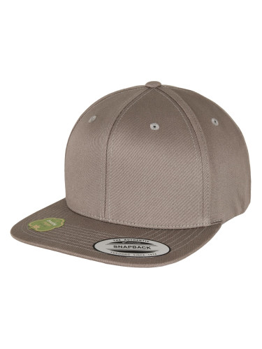 Organic Cotton Snapback Light Grey