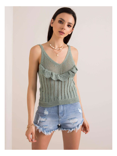 Paradise RUE PARIS mint top