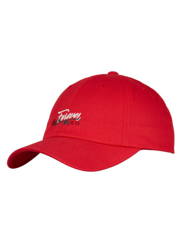 C&S WL Six Forever Curved Cap Red/MC