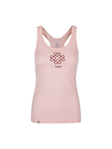 Women's sports tank top Kilpi ARIANA-W light pink