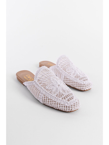 Capone Outfitters Knitted Knitwear Closed Toe Women's Slippers