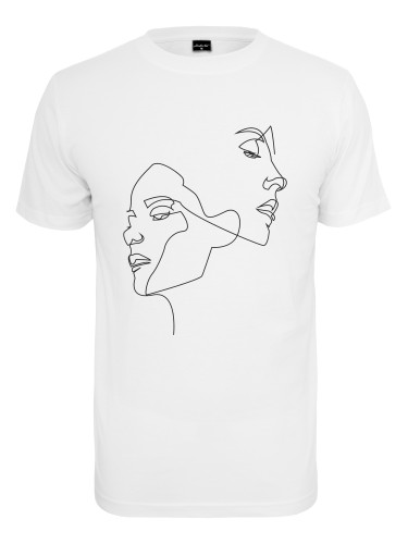 Women's single-breasted T-shirt white