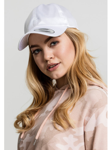 Satin cap white