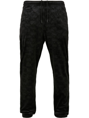 Southpole AOP Velour Pants Black