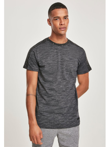 Shoulder Panel Tech Tee Marbled Charcoal