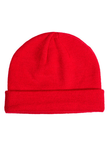 MSTRDS Short Cuff Knit Beanies Beanie - Red