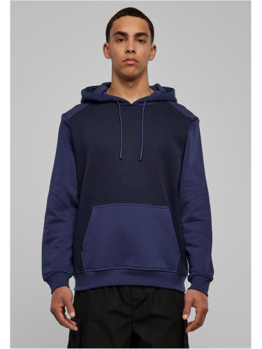 Мъжки двуцветен суичър с реглан