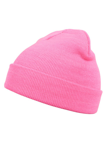 Basic Flap Beanie neonpink