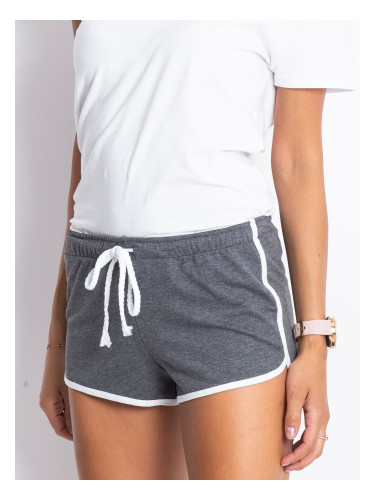 Dark grey sweat shorts