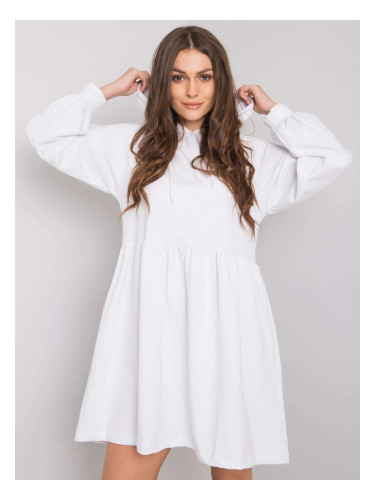 RUE PARIS White sweatshirt dress