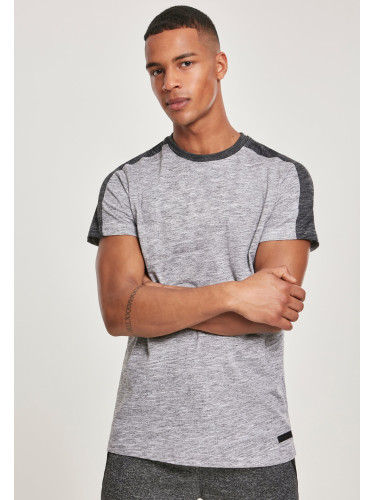 Tech Tee Shoulder Panel Marble Grey