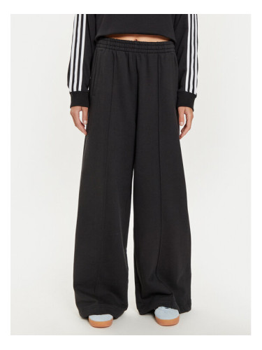 adidas Долнище анцуг Premium Essentials IW5739 Черен Wide Leg