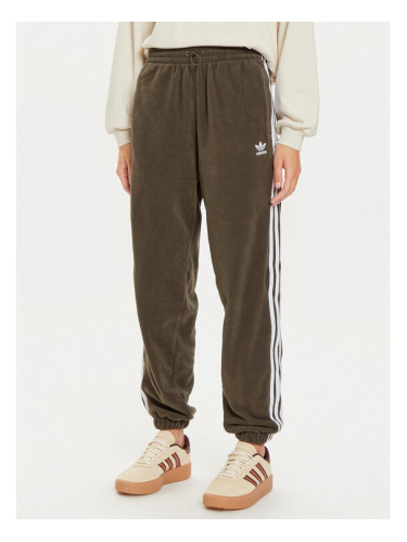 adidas Долнище анцуг adicolor Polar IY7835 Каки Loose Fit