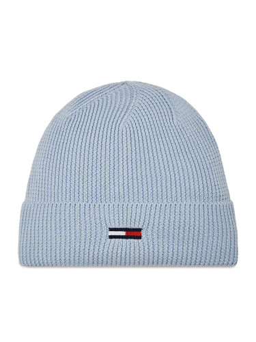 Шапка Tommy Jeans Tjw Elongated Flag Beanie AW0AW16102 Светлосиньо