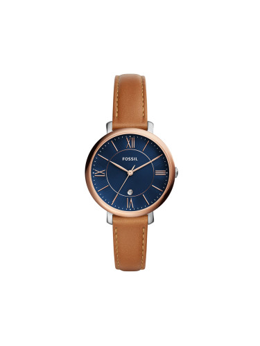 Часовник Fossil Jacqueline ES4274 Кафяв