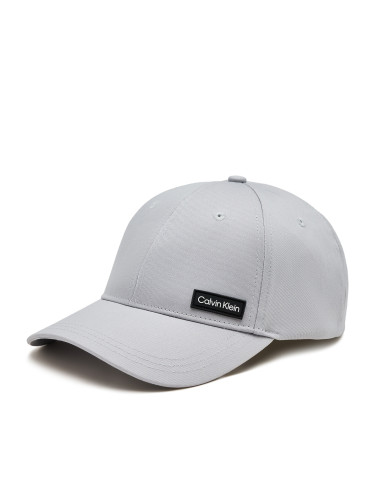 Шапка с козирка Calvin Klein Essential Patch Bb Cap K50K510487 Сив