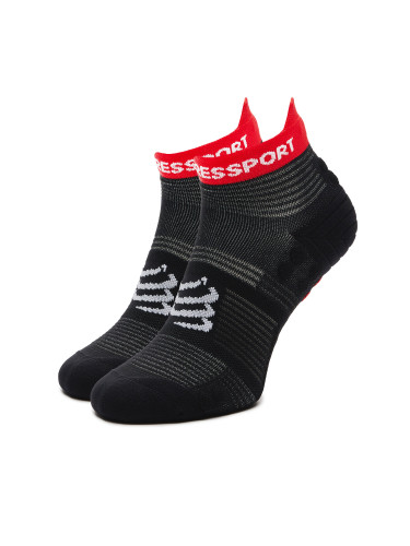 Чорапи къси унисекс Compressport Pro Racing Socks V4.0 Run Low XU00047B Черен