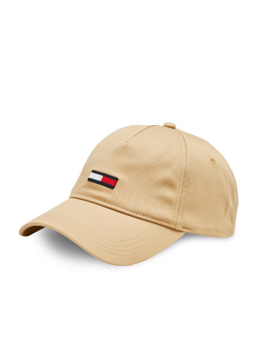 Шапка с козирка Tommy Jeans Tjm Elongated Flag 5 Panel Cap AM0AM11692 Бежов