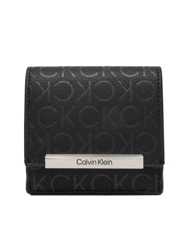 Малък дамски портфейл Calvin Klein K60K612443 Черен