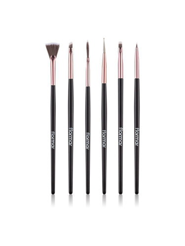 flormar Nail Art Brush Set комплект четки за нокти 6 бр.