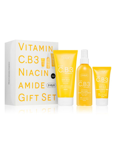 Ziaja Vitamin C.B3 Niacinamide подаръчен комплект (за лице и тяло)