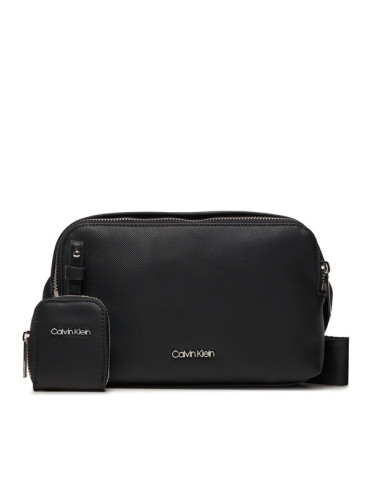 Calvin Klein Мъжка чантичка Ck Est. Pu Camera Bag K50K511860 Черен