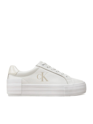 Calvin Klein Jeans Сникърси Vulc Flatform YW0YW01613 Бял