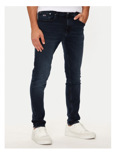 Tommy Jeans Дънки Austin DM0DM20399 Тъмносин Slim Fit