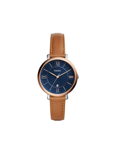 Fossil Часовник Jacqueline ES4274 Кафяв