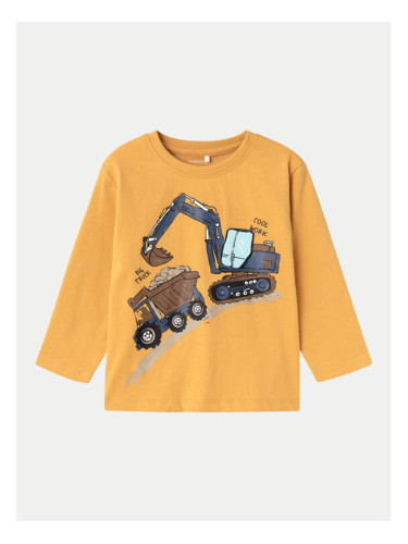 NAME IT Блуза 13233674 Жълт Regular Fit