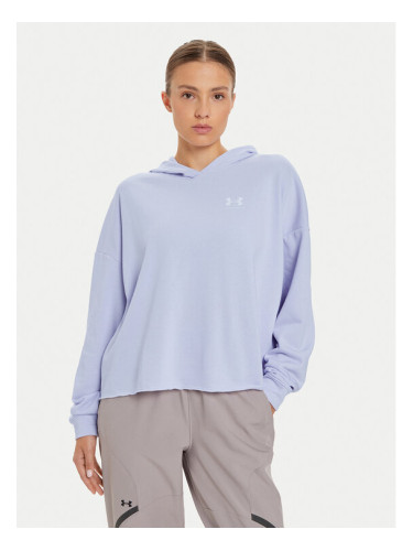 Under Armour Суитшърт Ua Rival 1382736 Виолетов Loose Fit