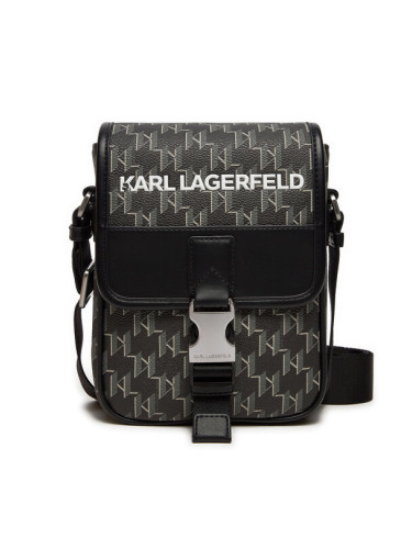 KARL LAGERFELD Мъжка чантичка 245M3013 Сив