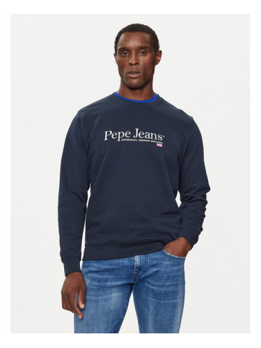 Pepe Jeans Суитшърт PM582699 Тъмносин Regular Fit