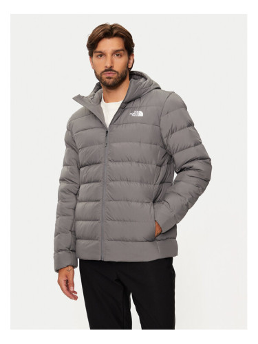 The North Face Пухено яке Aconcaqua NF0A84I1 Сив Regular Fit