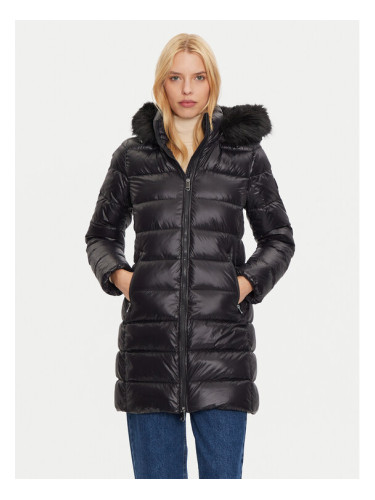 Tommy Hilfiger Зимно палто WW0WW43122 Черен Regular Fit