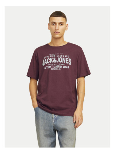 Jack&Jones Тишърт Jeans 12256779 Червен Standard Fit