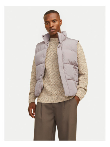 Jack & Jones Жилетка за костюм Bradley 12256981 Сив Regular Fit