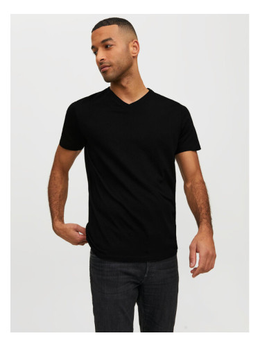 Jack&Jones Тишърт Basic 12156102 Черен Standard Fit