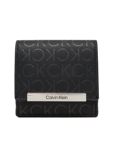 Calvin Klein Малък дамски портфейл K60K612443 Черен