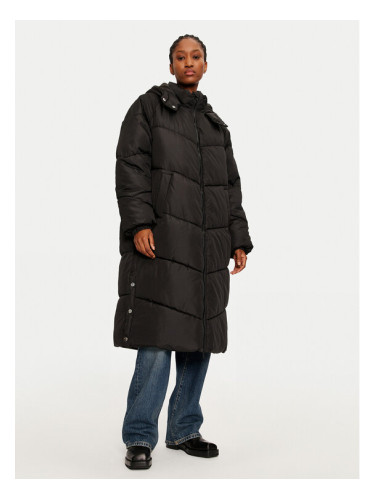 Noisy May Зимно палто Flora 27030502 Черен Regular Fit