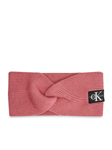 Calvin Klein Лента за глава Mono Logo Patch K60K612660 Розов