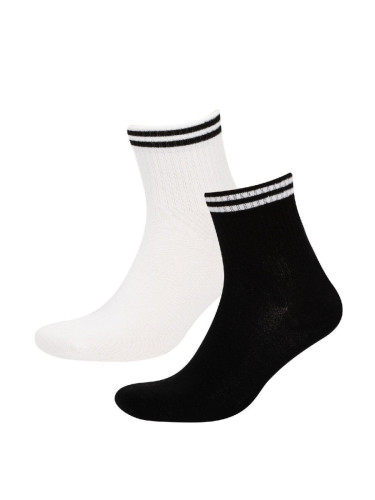 DEFACTO Men's Seamless 2-Pack Bamboo Ankle Socks