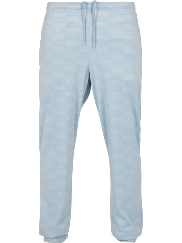 Southpole AOP Velur Pants babyblue