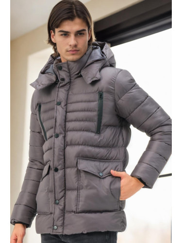 M8657 DEWBERRY MEN'S COAT-ANTHRACITE-1