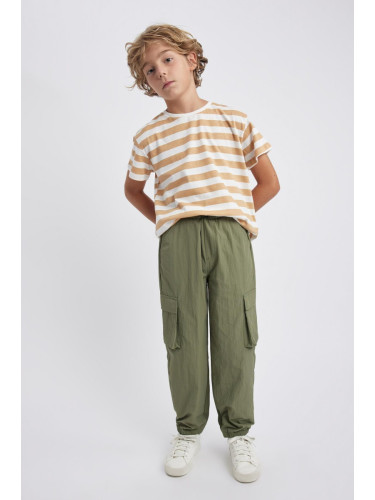 DEFACTO Boys Cargo Jogger Cuff Parachute Trousers