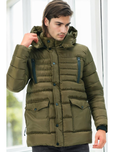 M8657 DEWBERRY MEN'S COAT-KHAKI-1